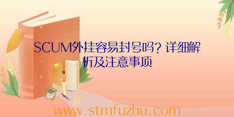 SCUM外挂容易封号吗？详细解析及注意事项