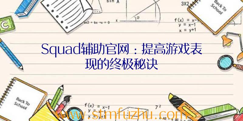 Squad辅助官网：提高游戏表现的终极秘诀